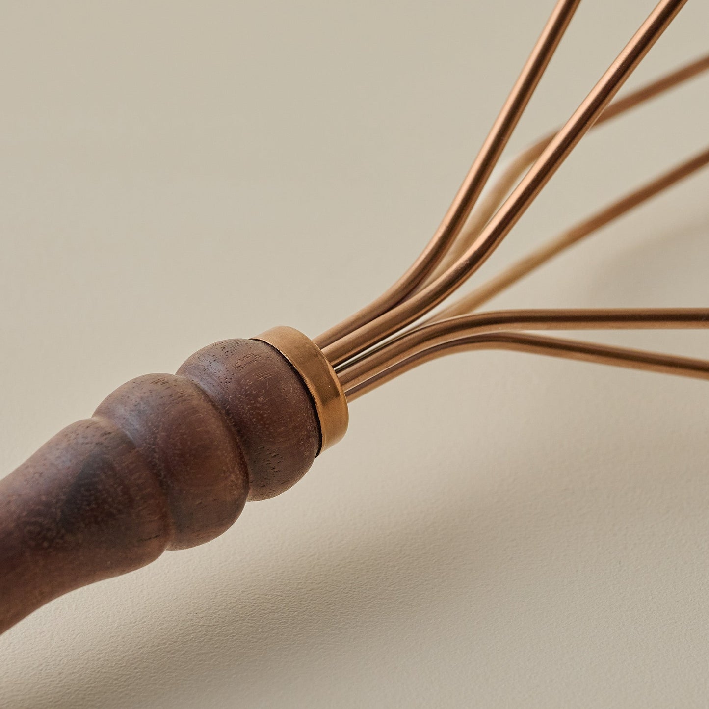 Walnut Handle Copper Potato Masher