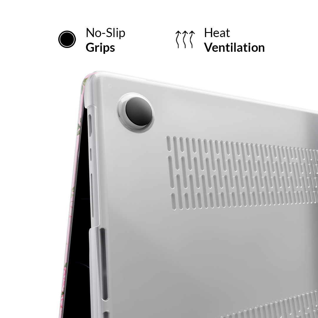 Baby Pink Roses MacBook Case