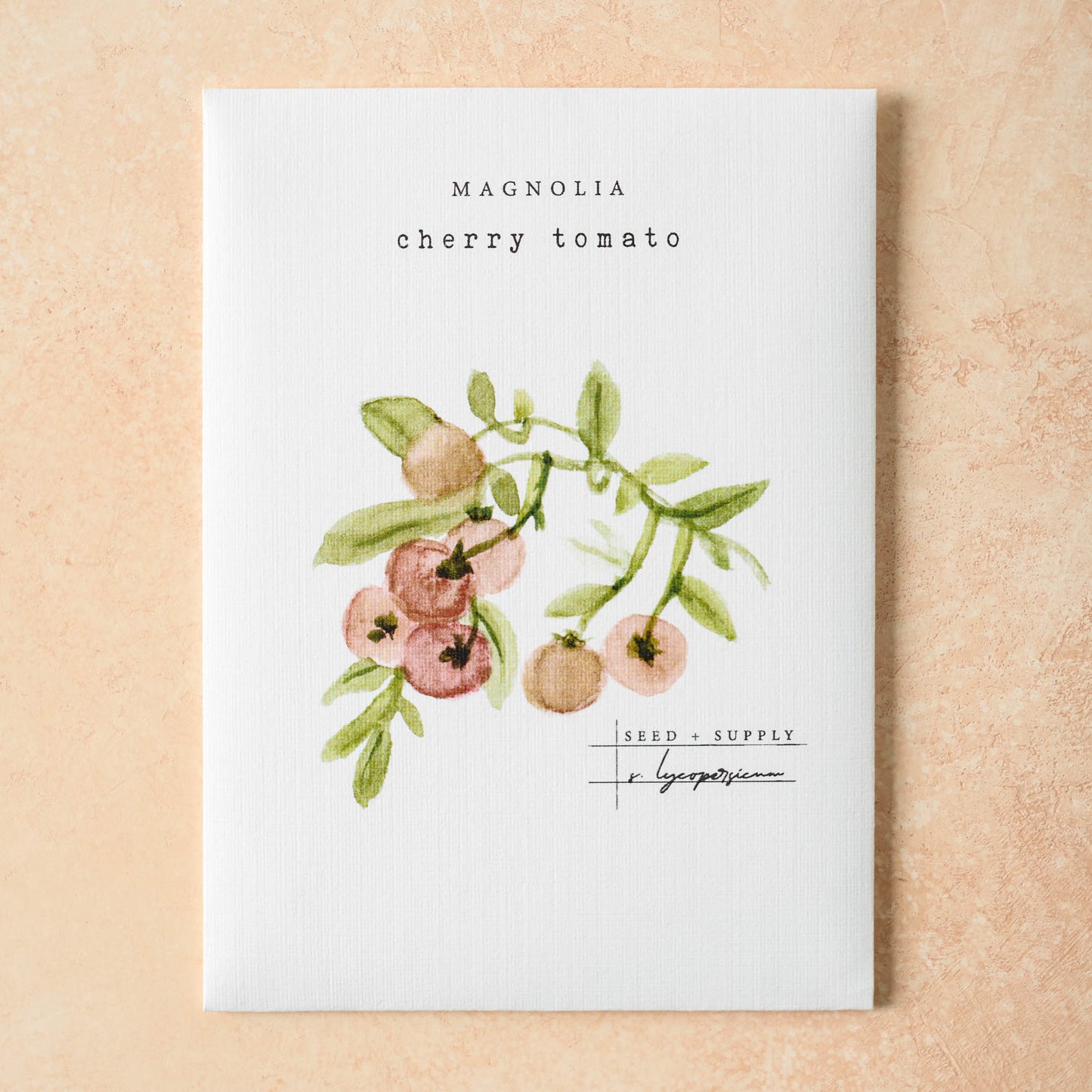 Watercolor Magnolia Seeds