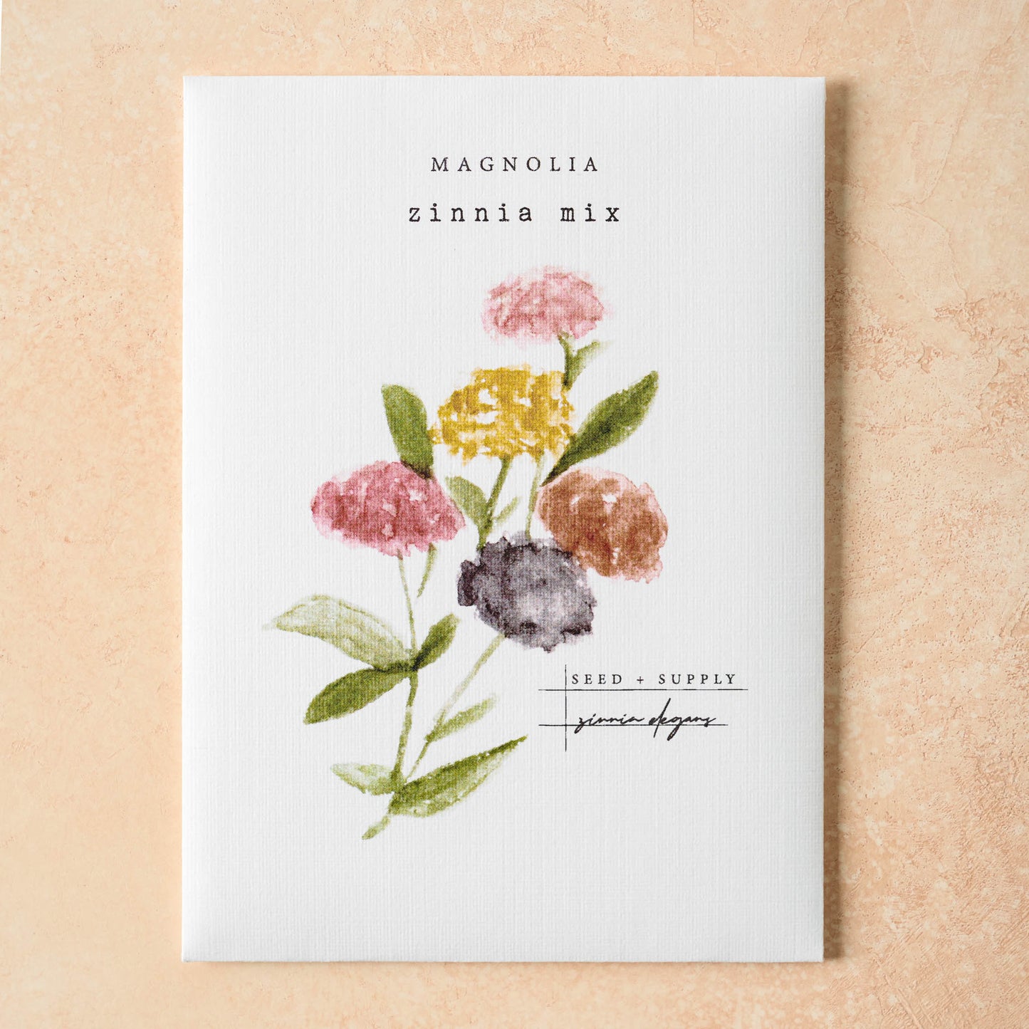 Watercolor Magnolia Seeds