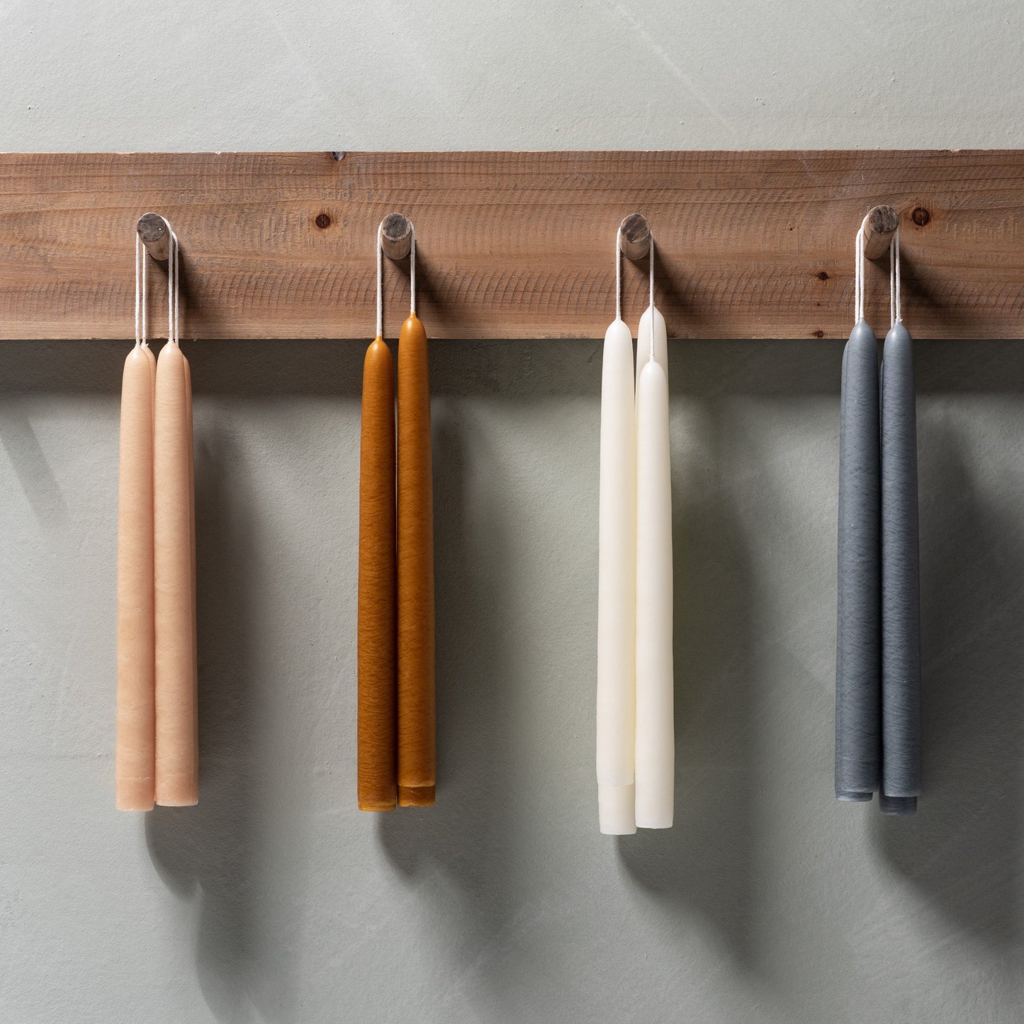 10" Hand Dipped Spun Finish Tapers