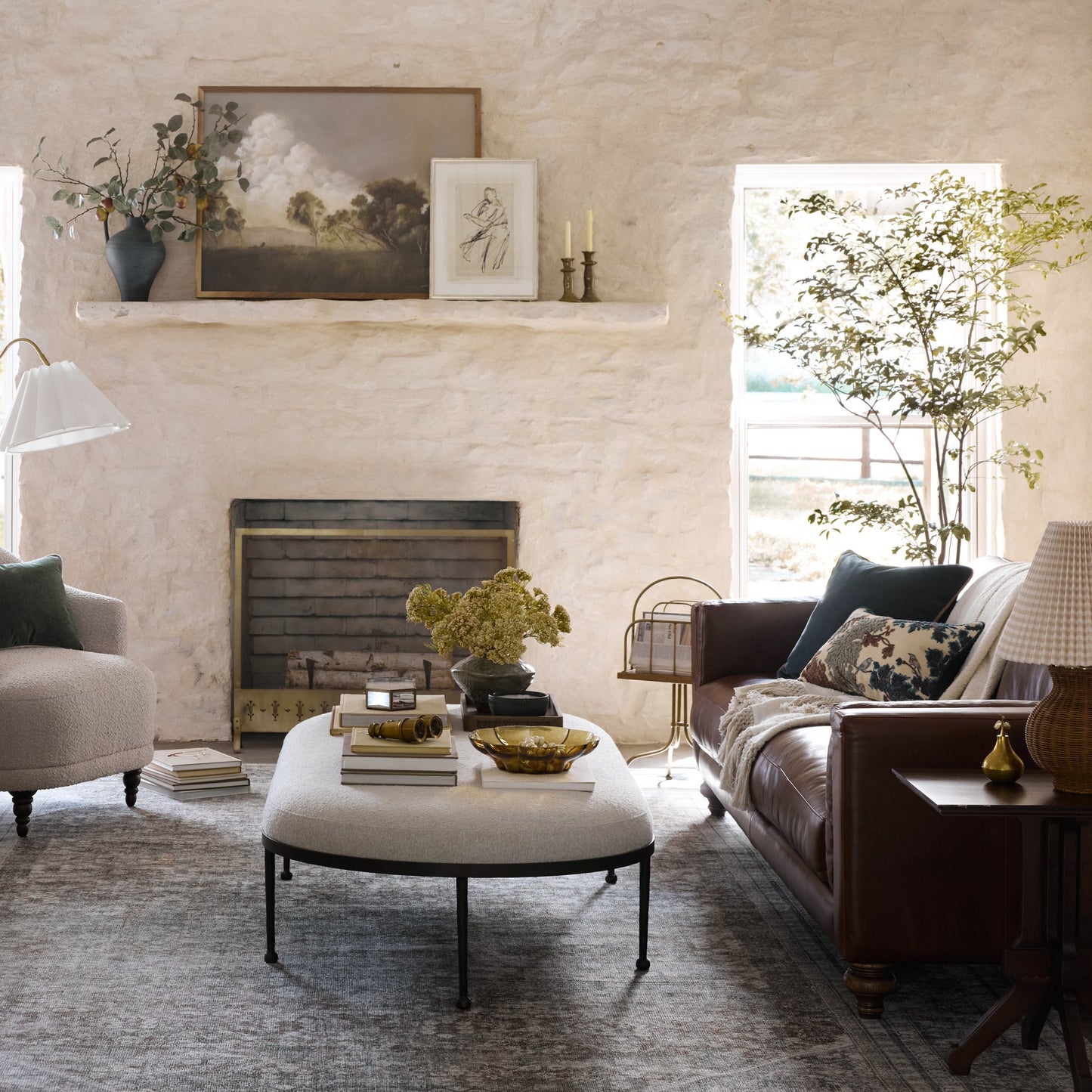 Bailey Cocktail Ottoman