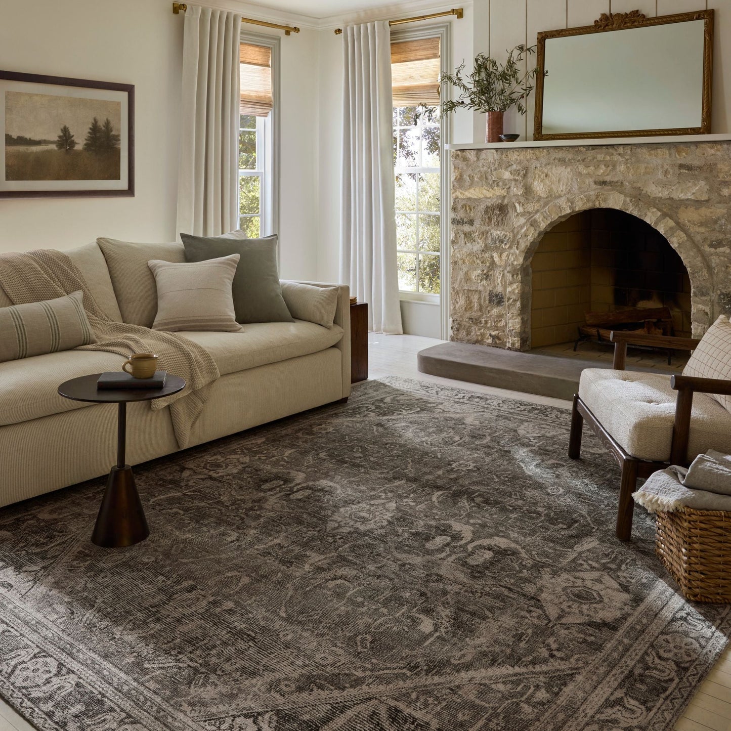 Wimberly Ink Bone Rug