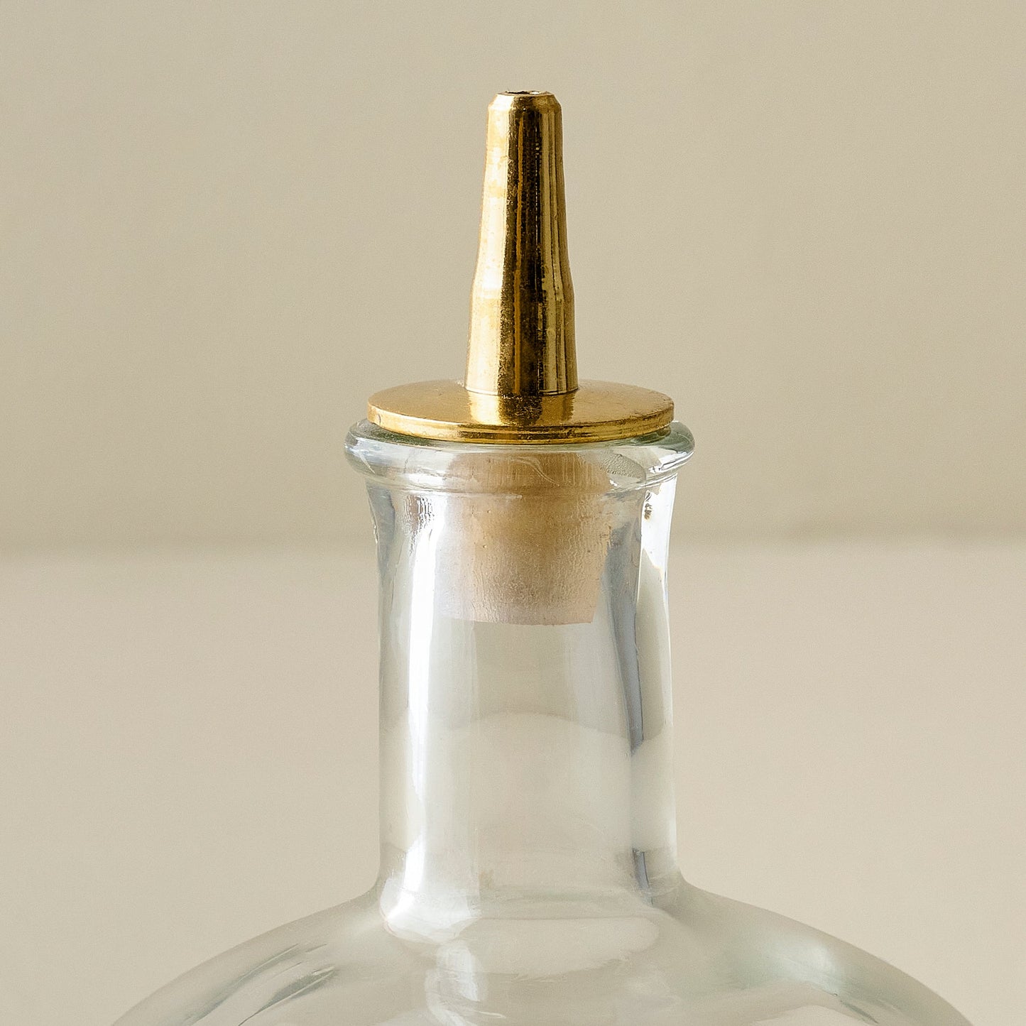 Vintage-Inspired Etched Glass Bottle