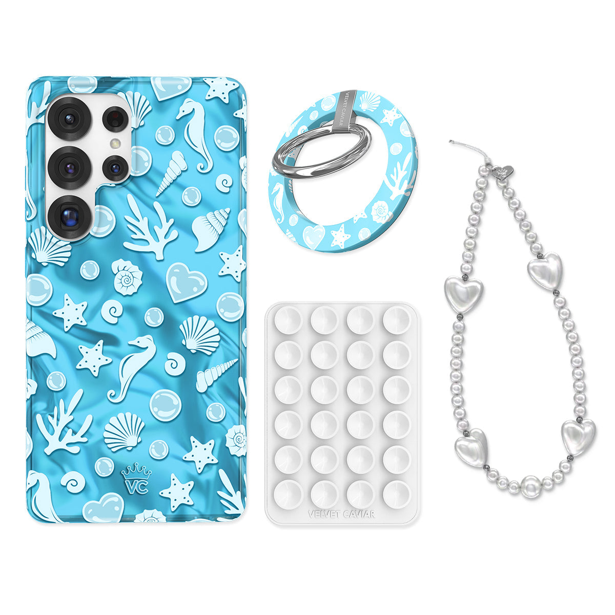 Aquamarine Holo Samsung Bundle Set