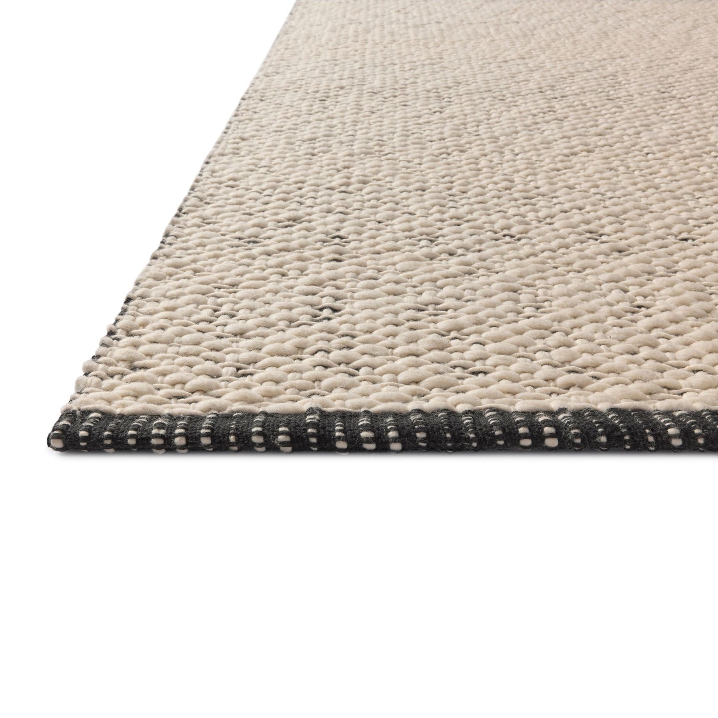 Betty Ivory Black Rug