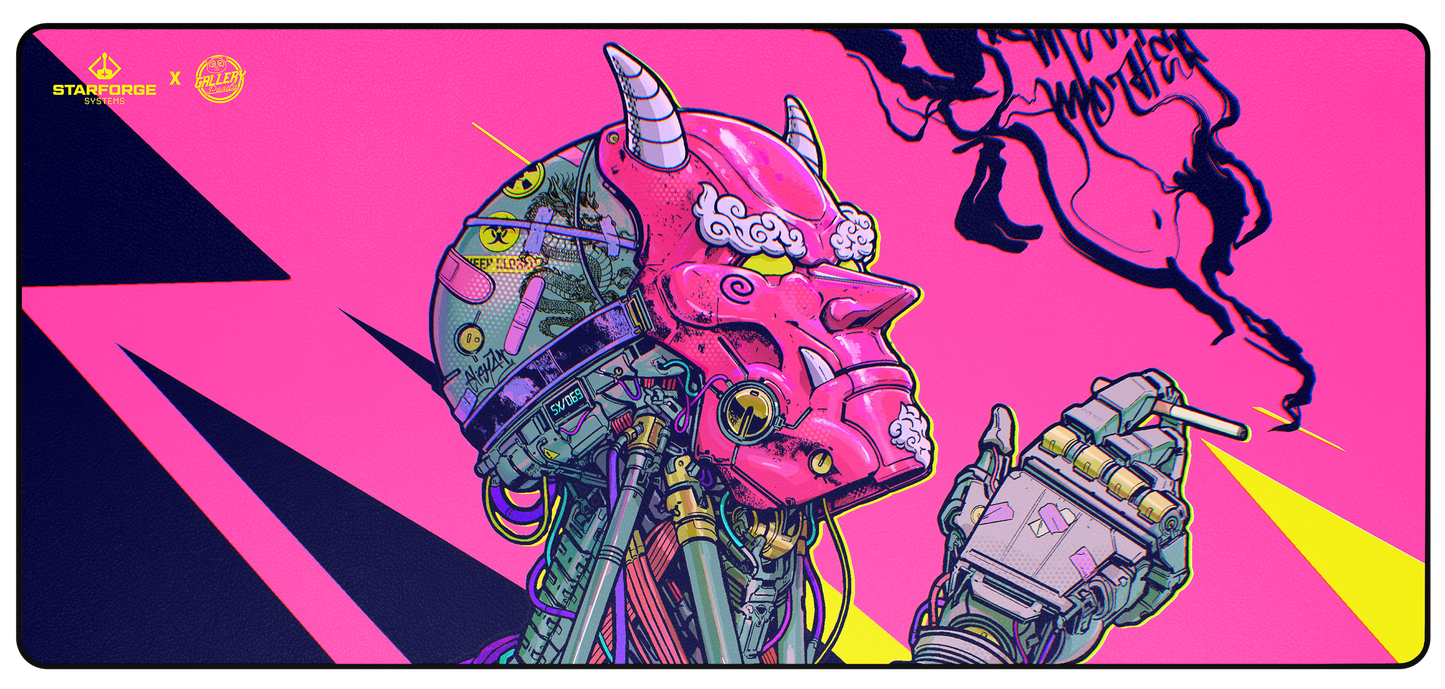 Breathing the Evil - Desk Mat