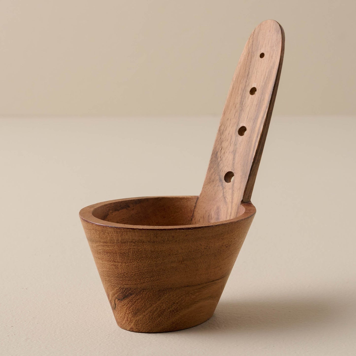 Wooden Herb Stemmer