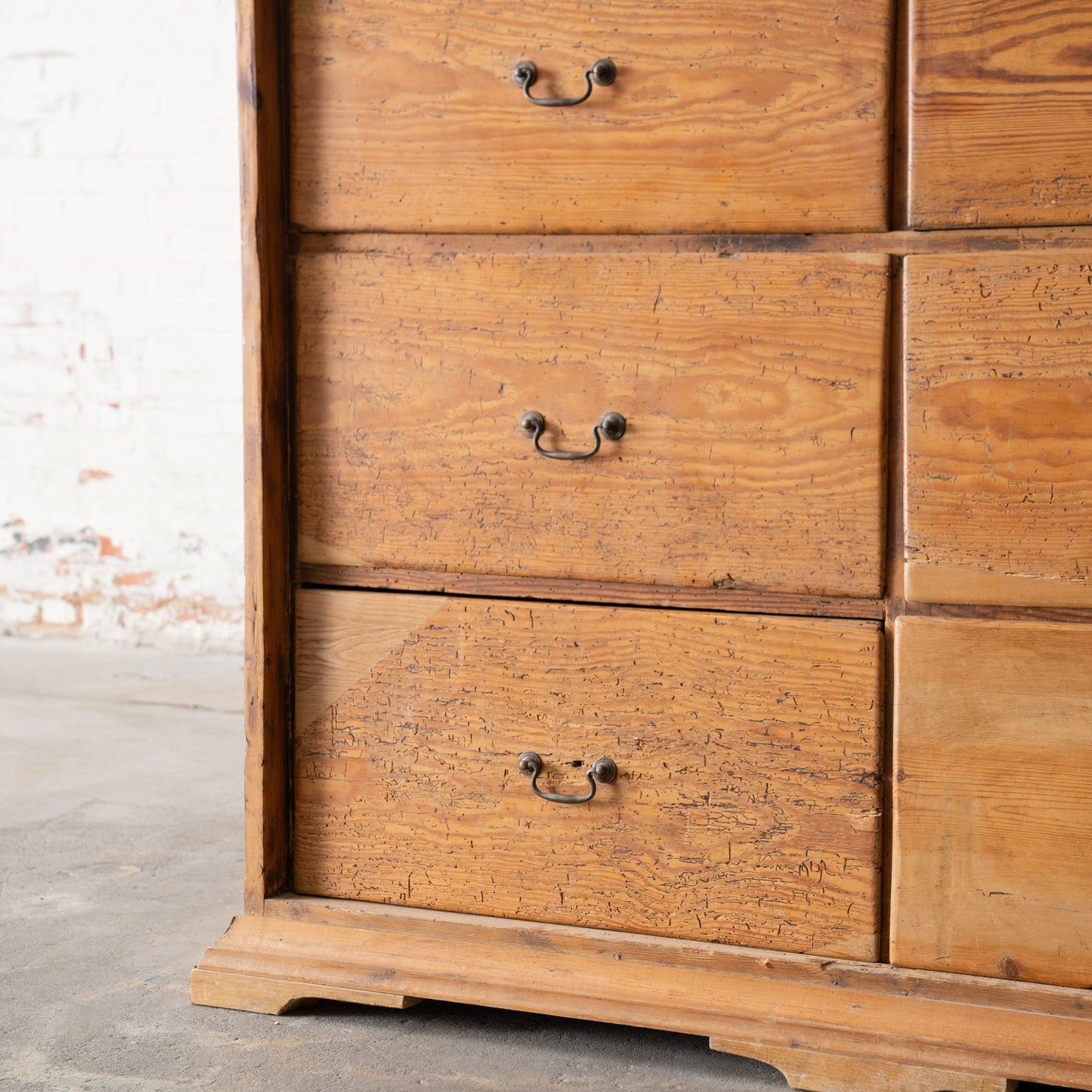 Vintage Large Twelve Drawer Chest of Drawers
