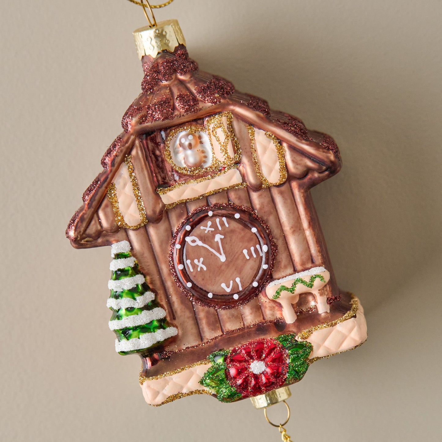 Vintage Cuckoo Clock Ornament