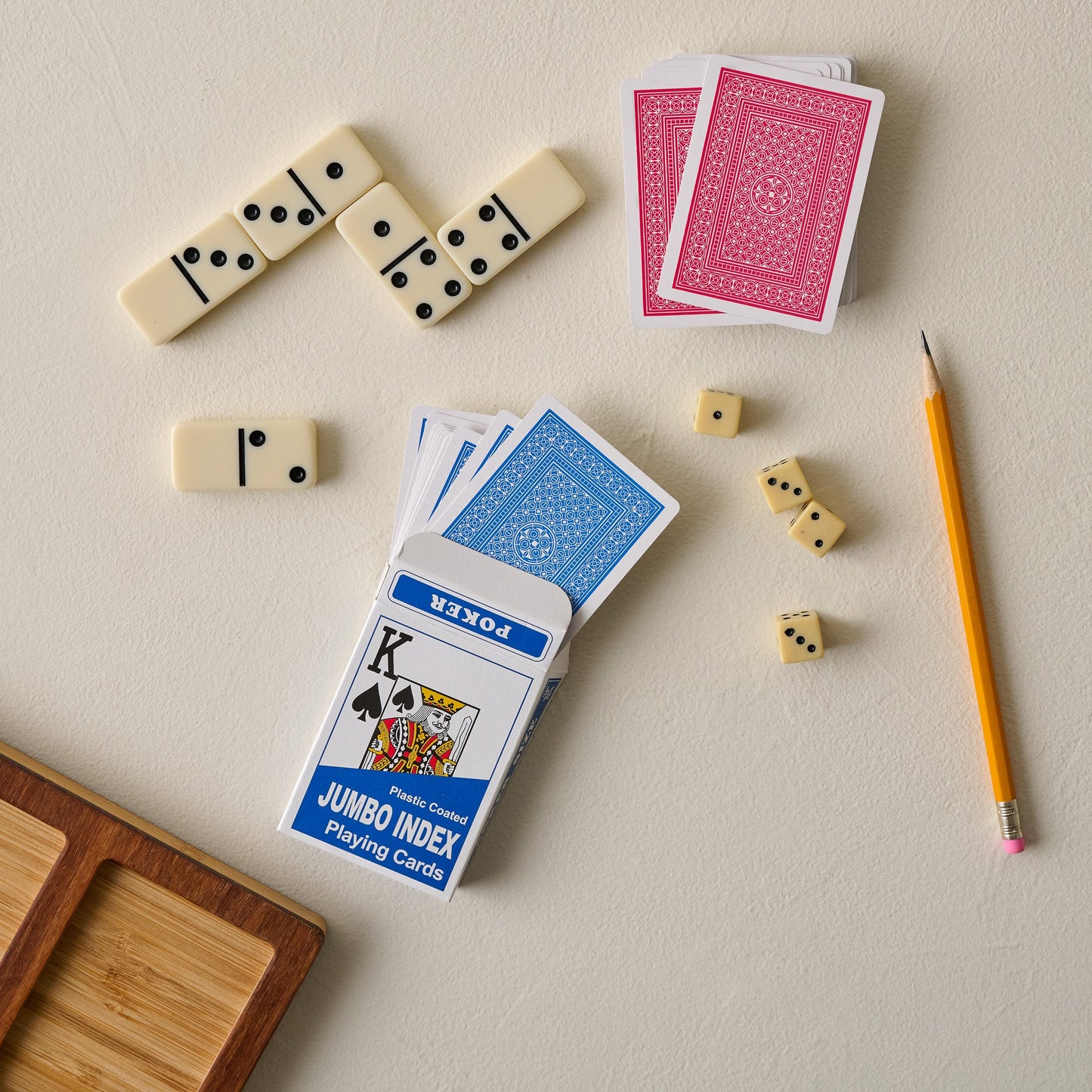 Wooden Poker Set