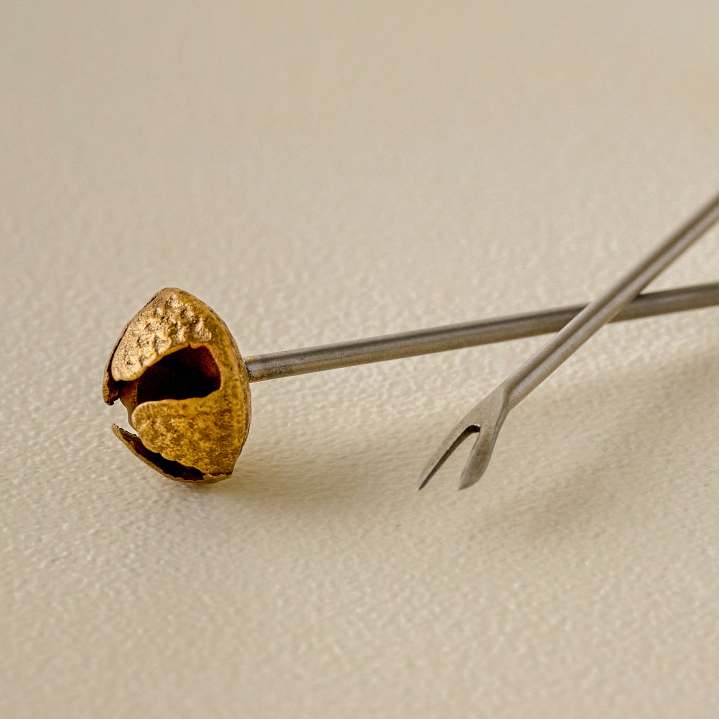 Brass Jingle Bell Cocktail Picks