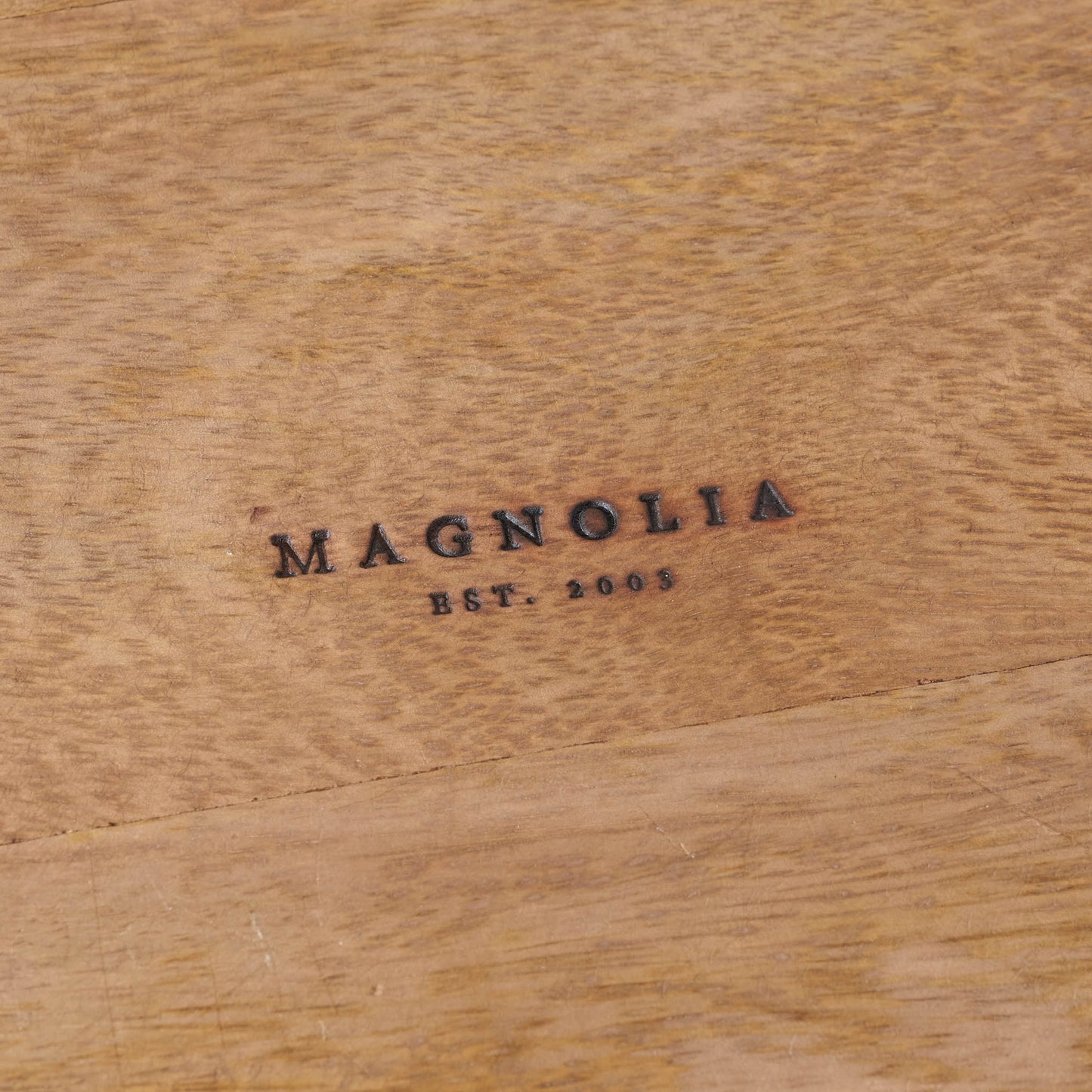 Antiqued Wood Scalloped Tray