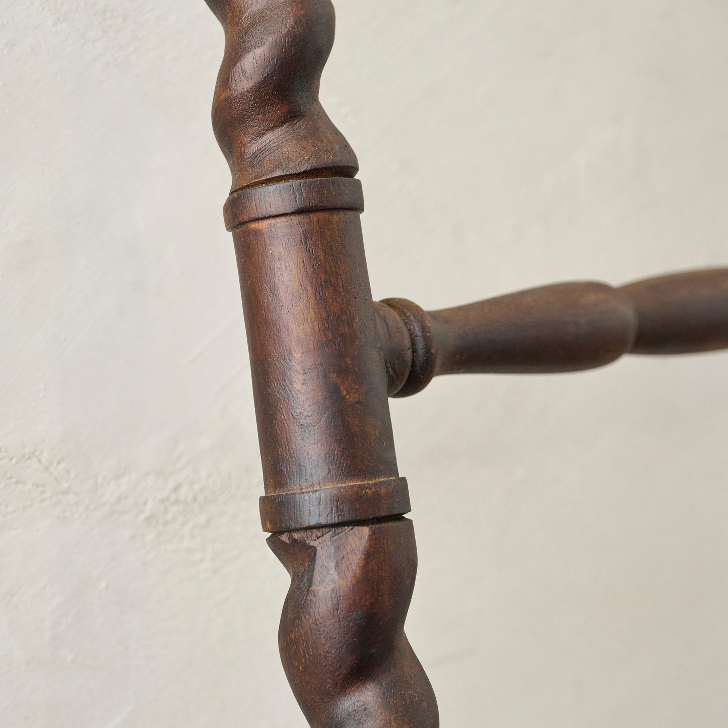 Wooden Barley Twist Display Ladder