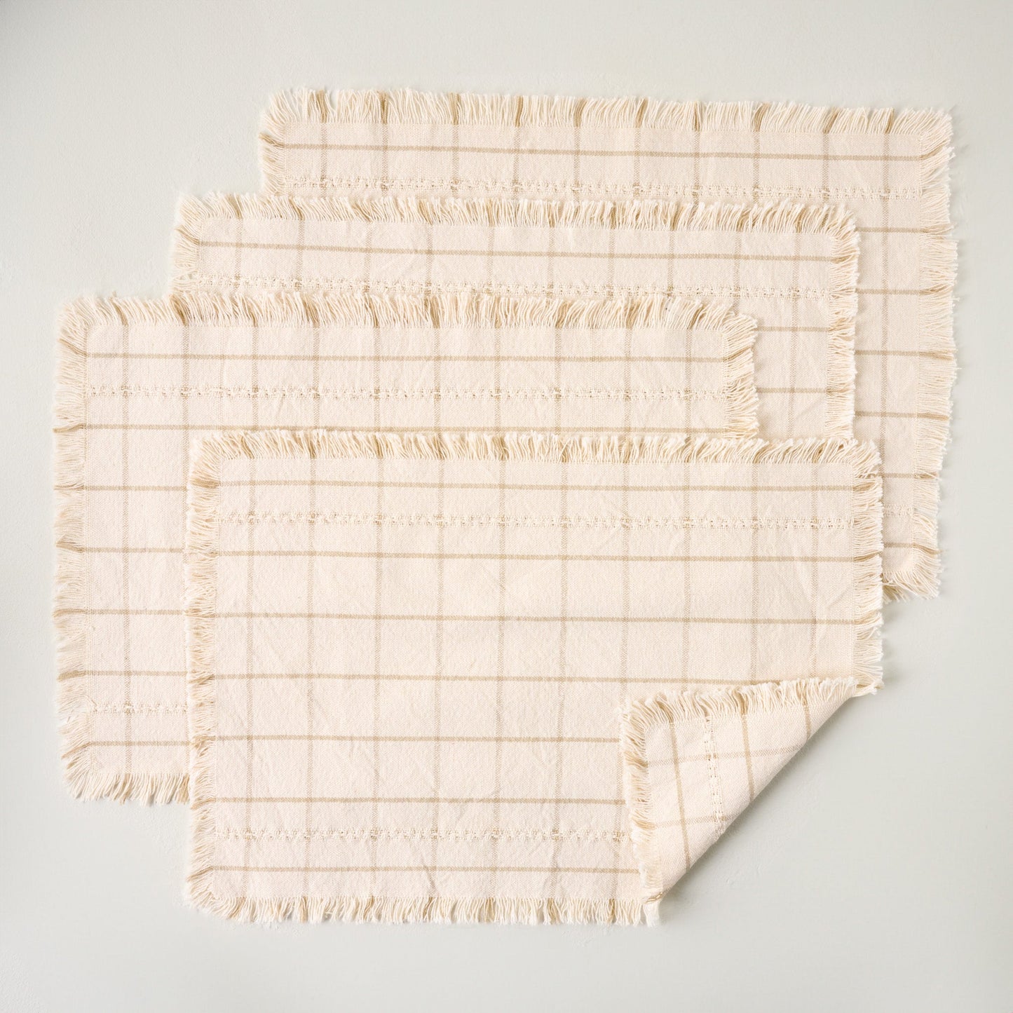Woven Grid Placemat Set of Four