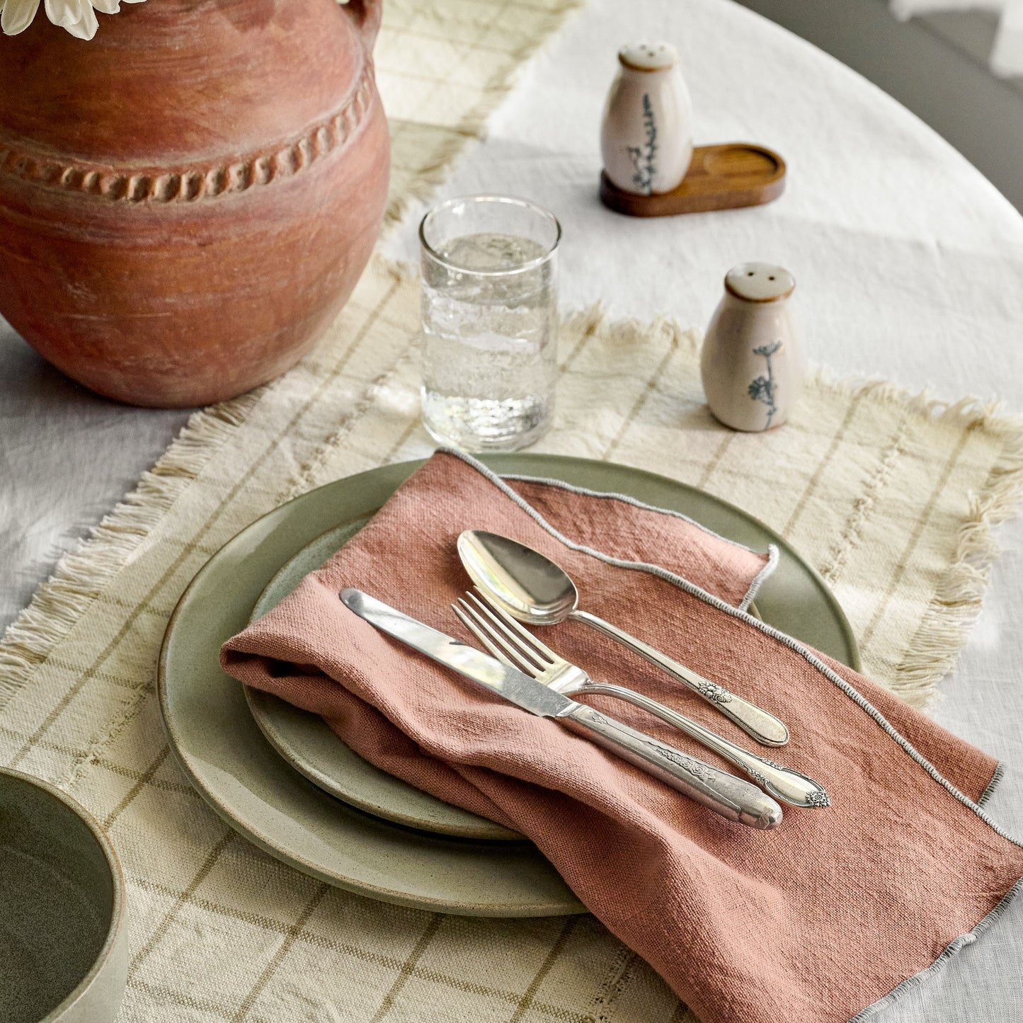 Woven Grid Placemat Set of Four