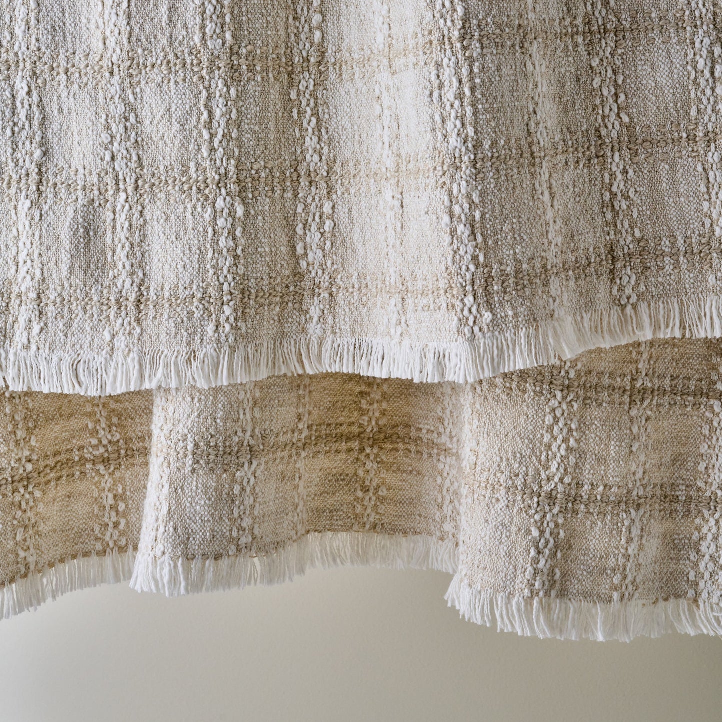 Woven Grid Coverlet