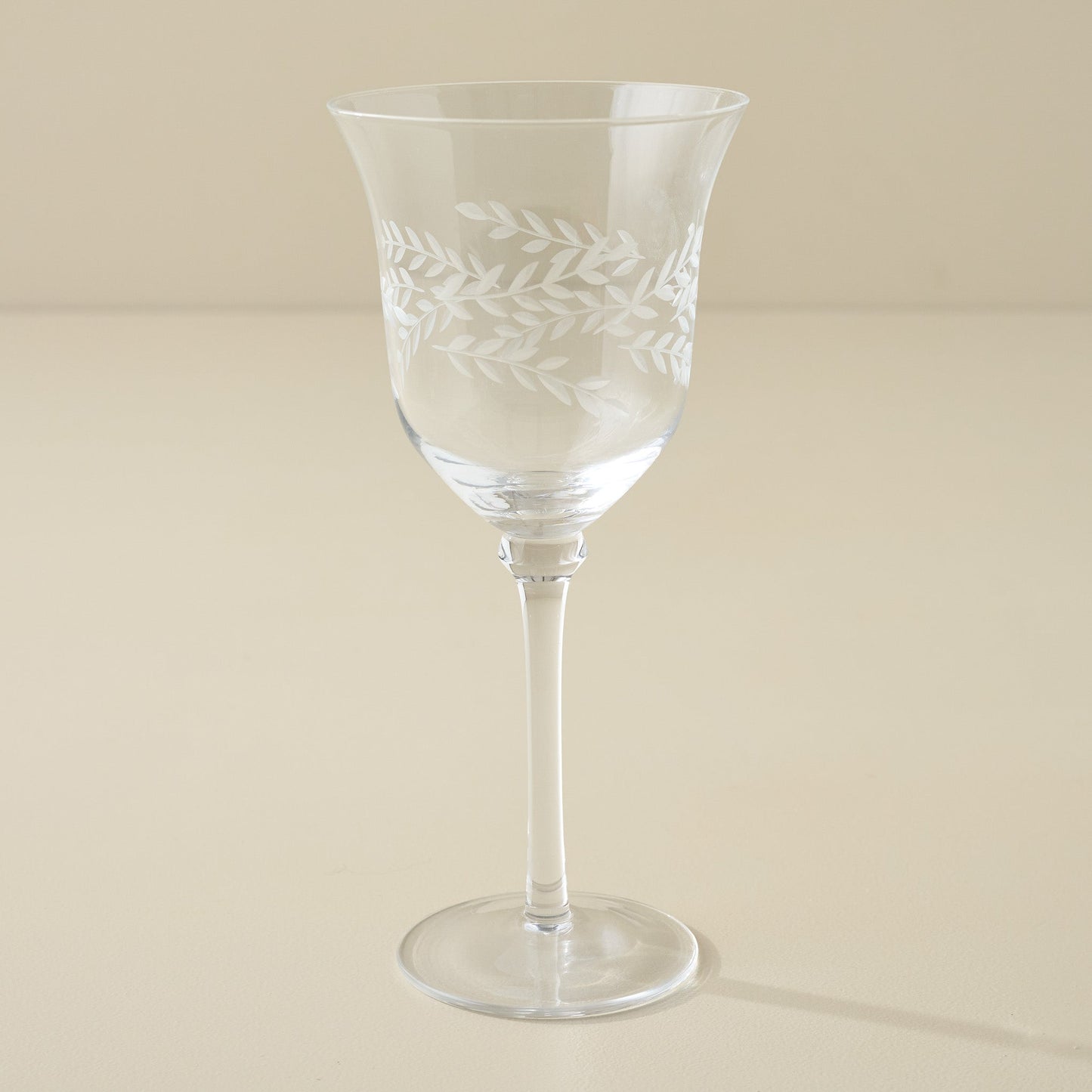 Vintage-Inspired Etched Glass Drinkware Bundle