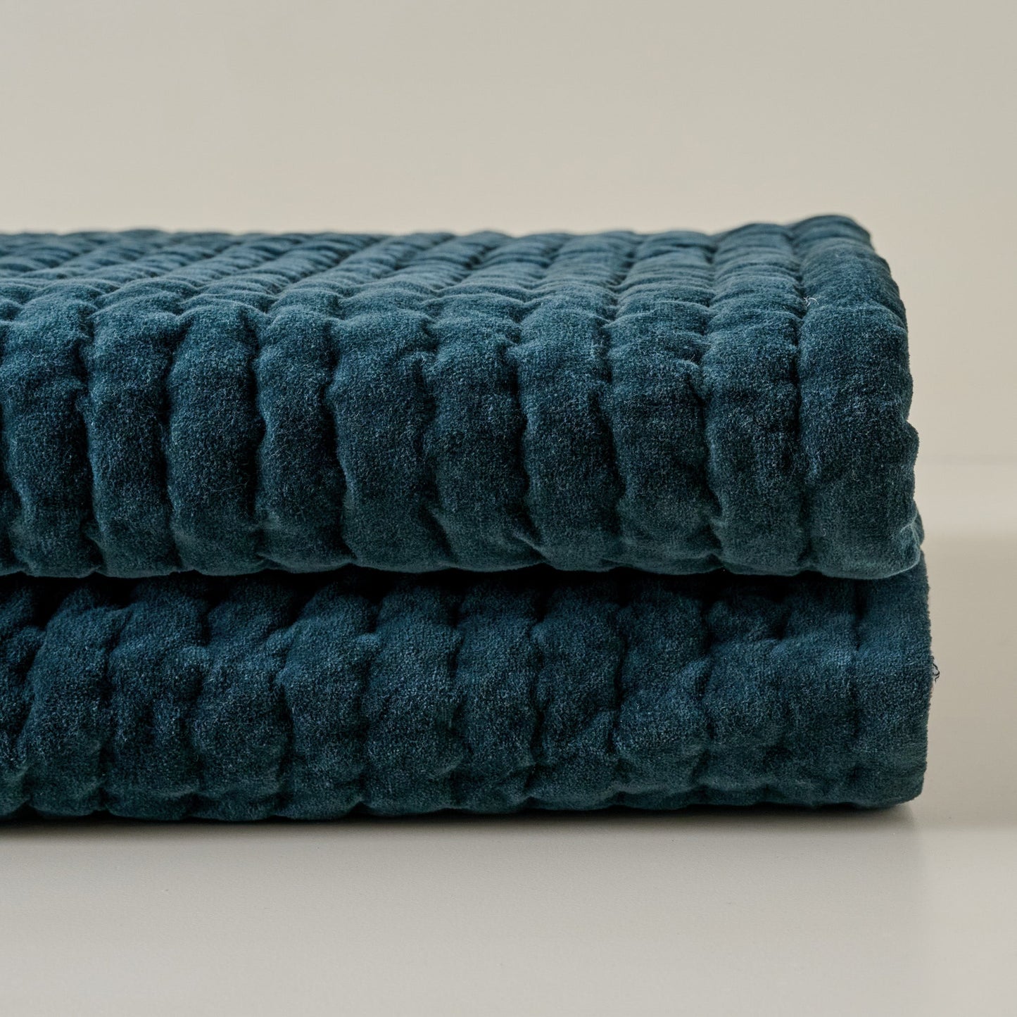 Audrey Velvet Block Print Quilt - Magical Forest