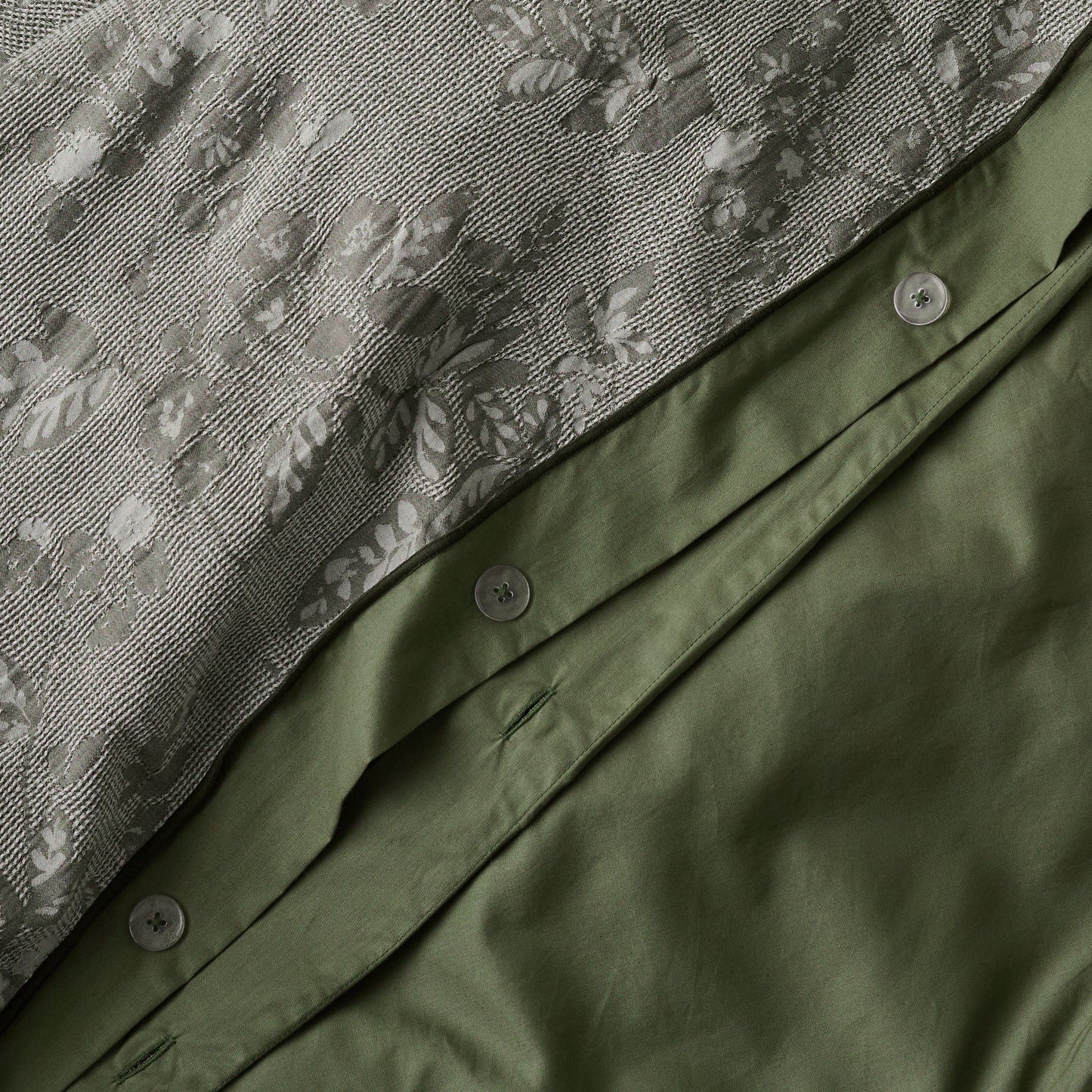 Willow Floral Jacquard Duvet Cover