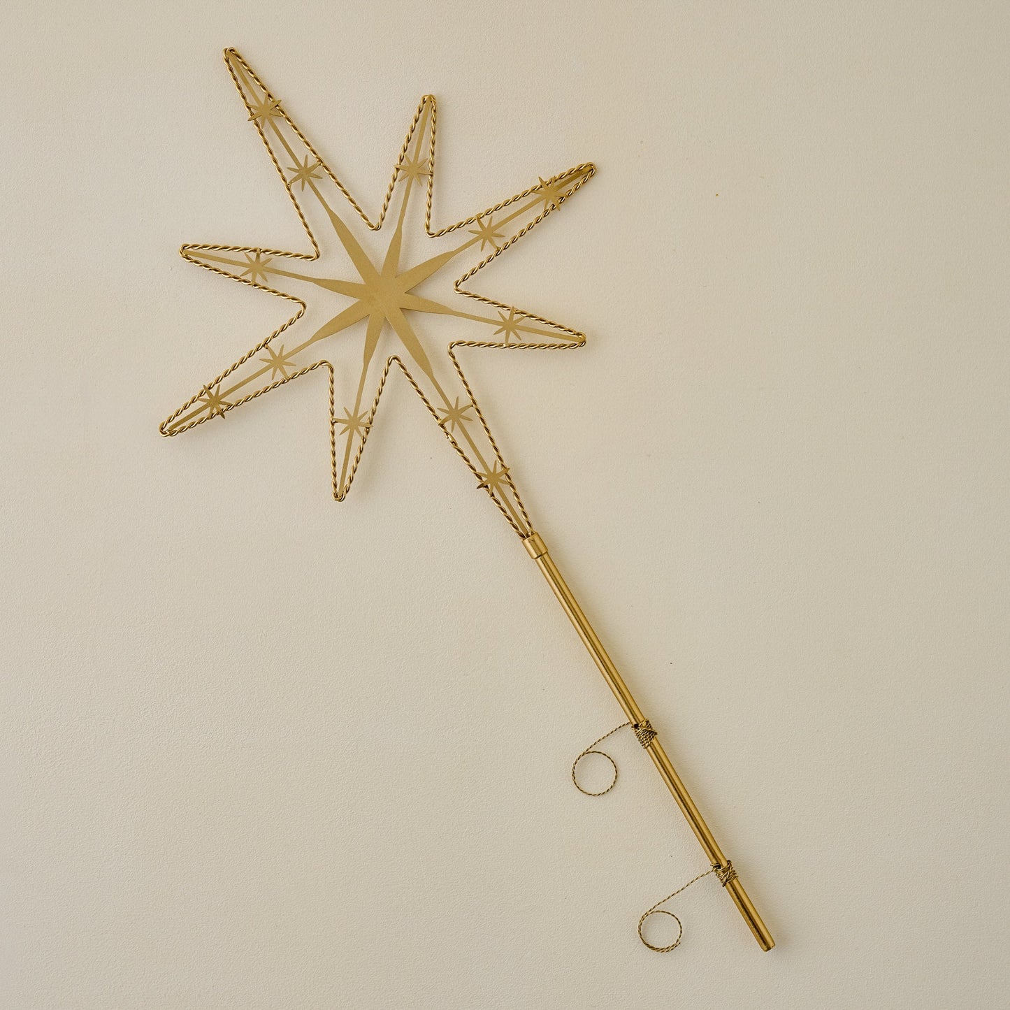 Twisted Brass Star Tree Topper