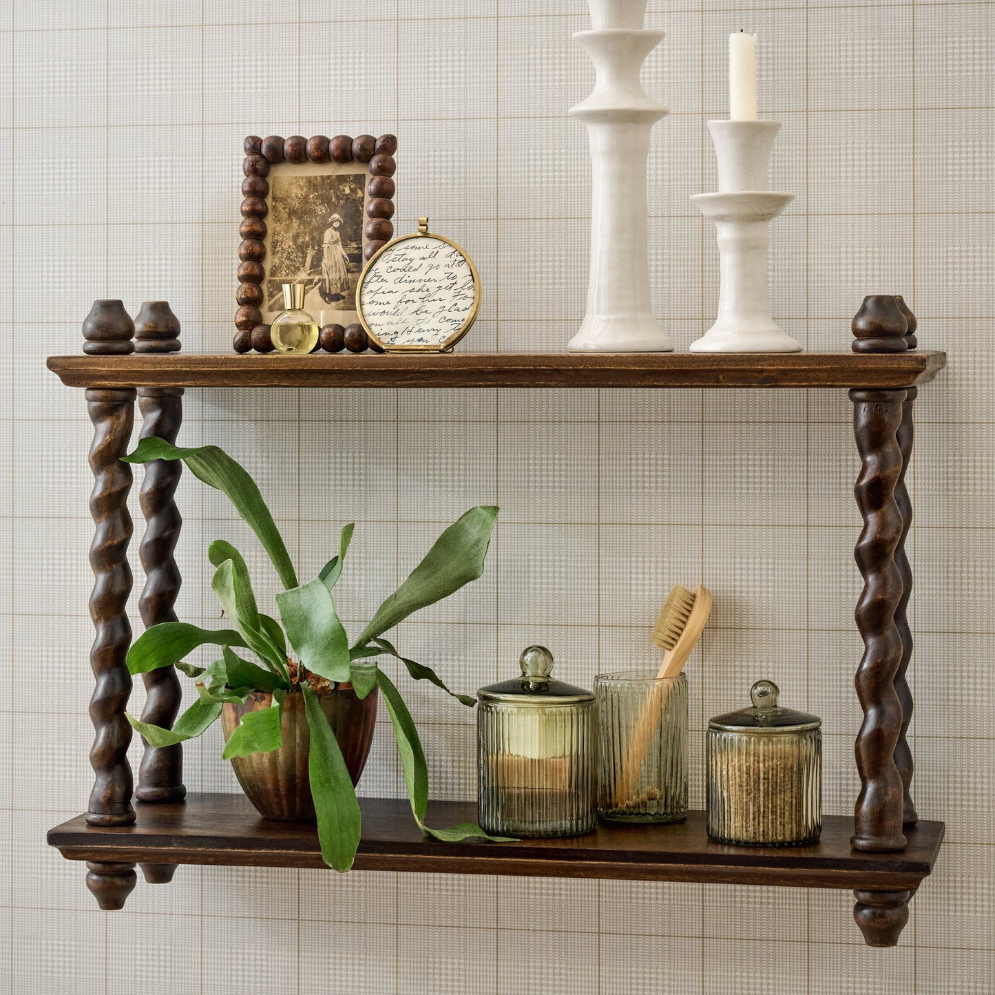 Arlo Ribbed Glass Container