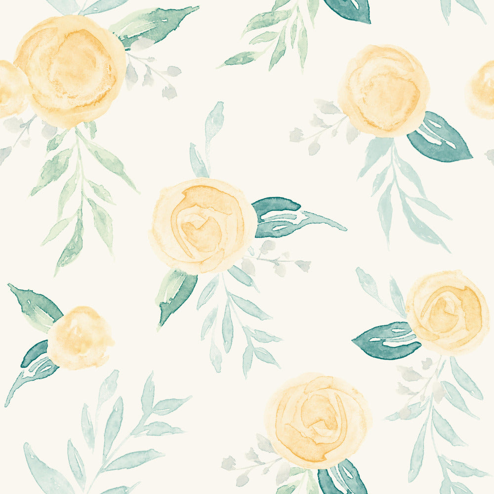 Watercolor Roses Wallpaper