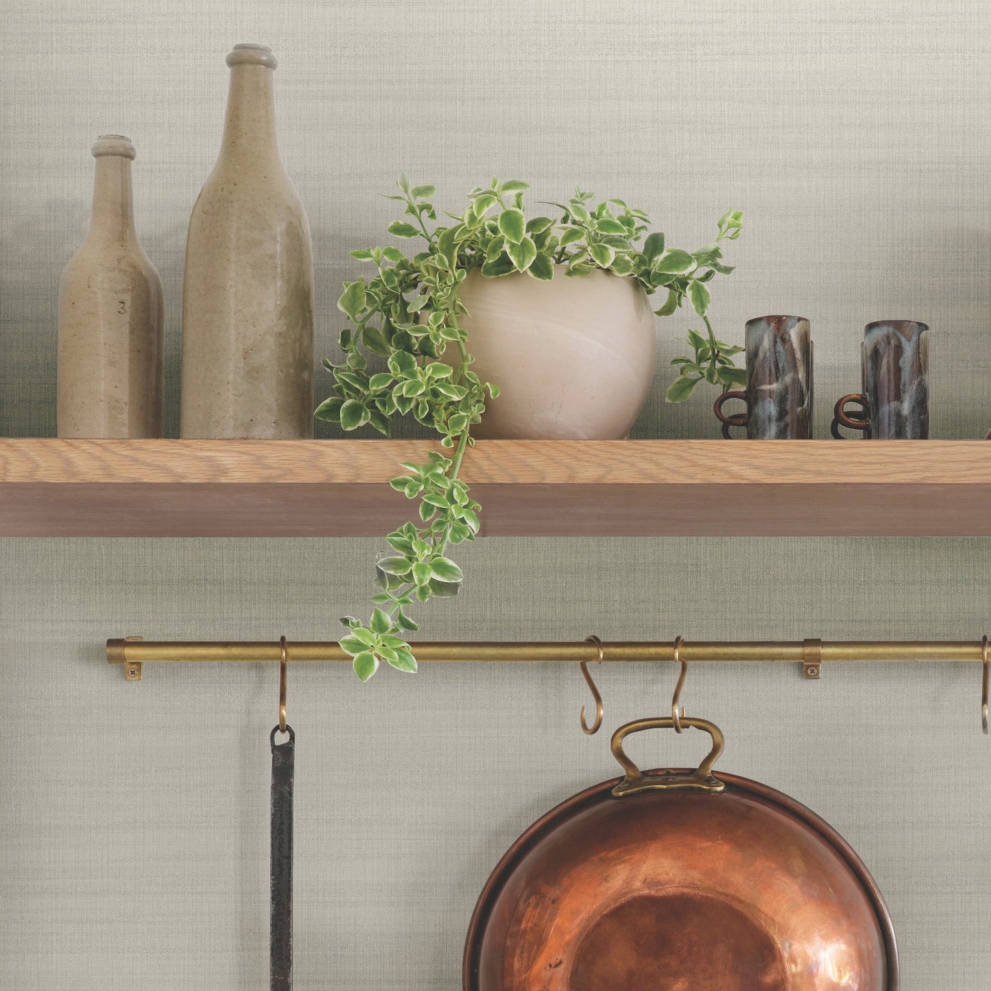 Washed Linen Wallpaper