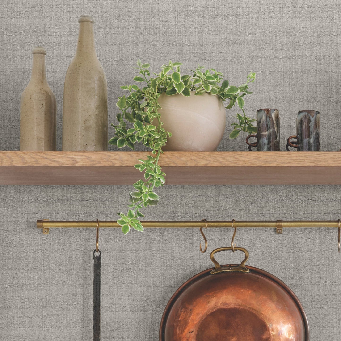 Washed Linen Wallpaper