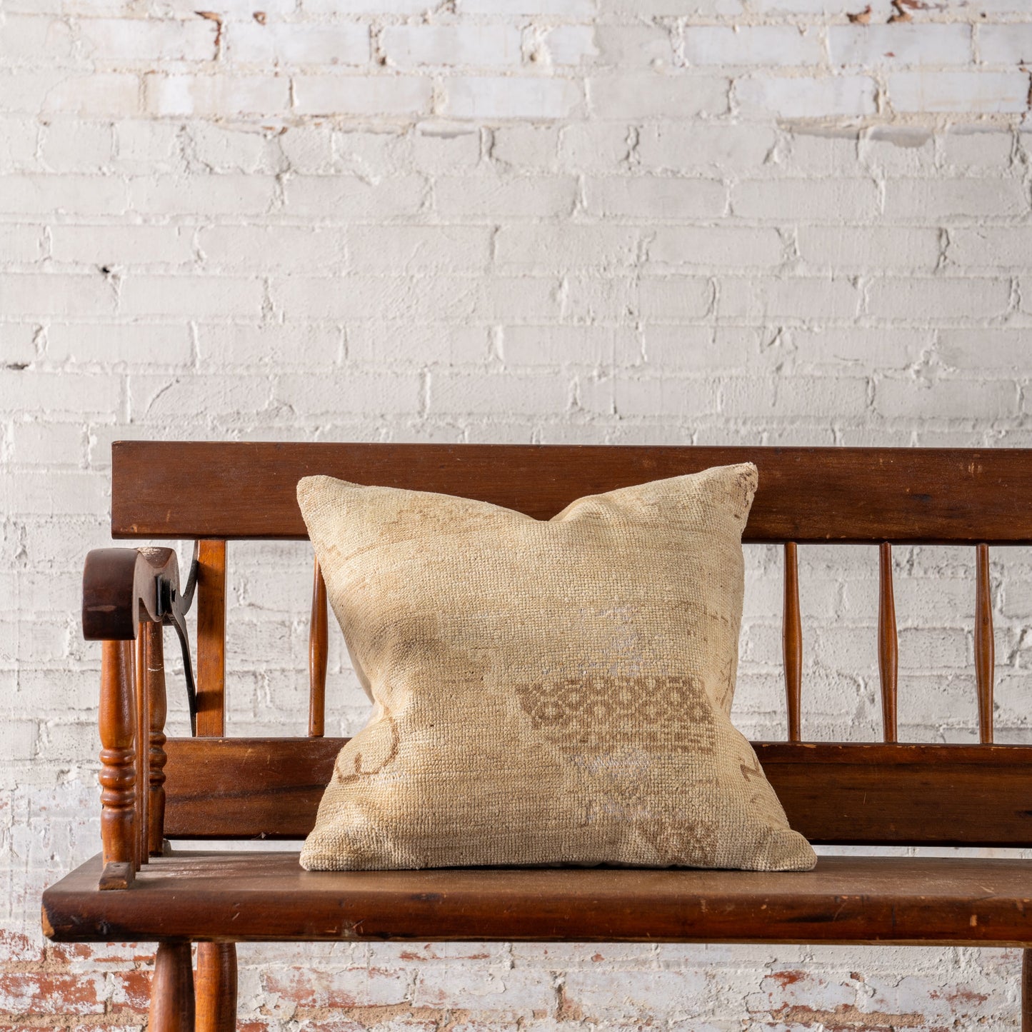 Vintage OAK Hand-Knotted Pillow