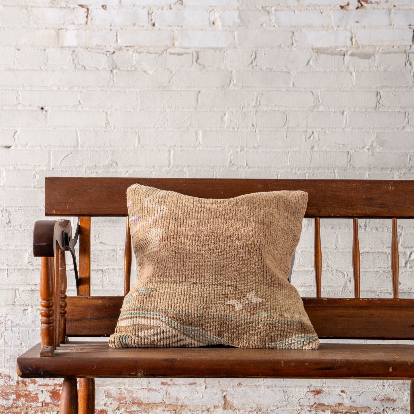Vintage OAK Hand-Knotted Pillow