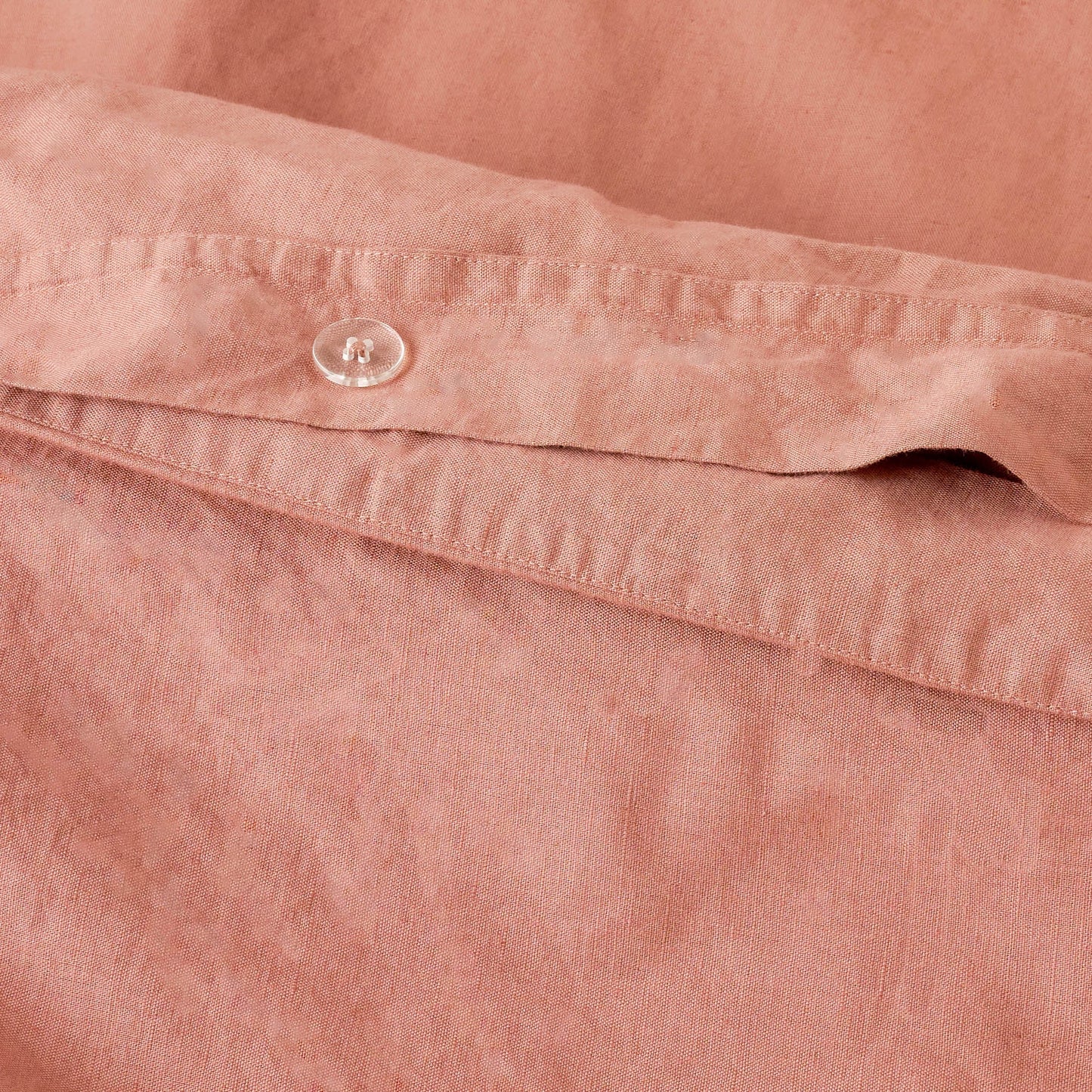 Washed Linen Cotton Duvet Cover - Desert Clay