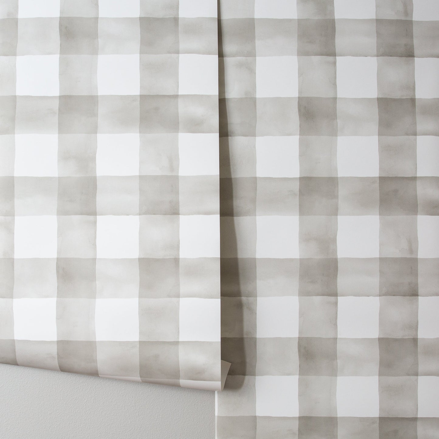 Watercolor Check Wallpaper