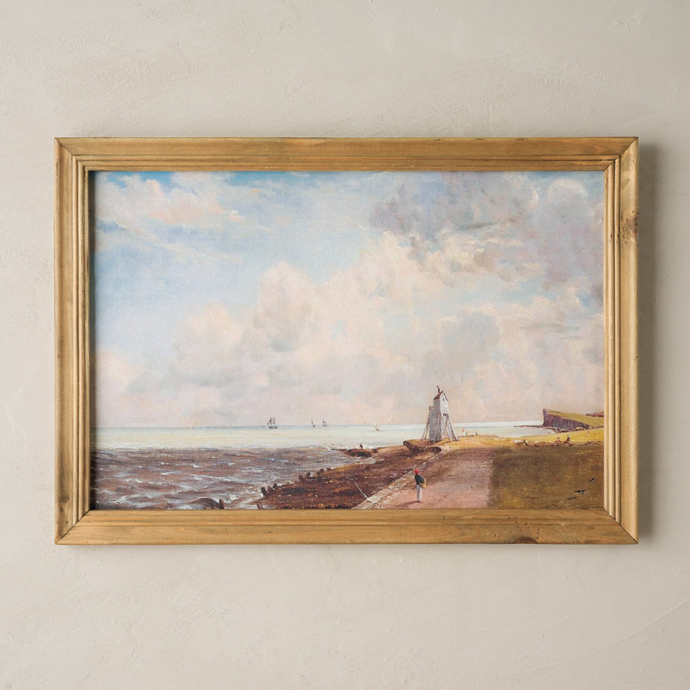 Waves of Light Framed Print