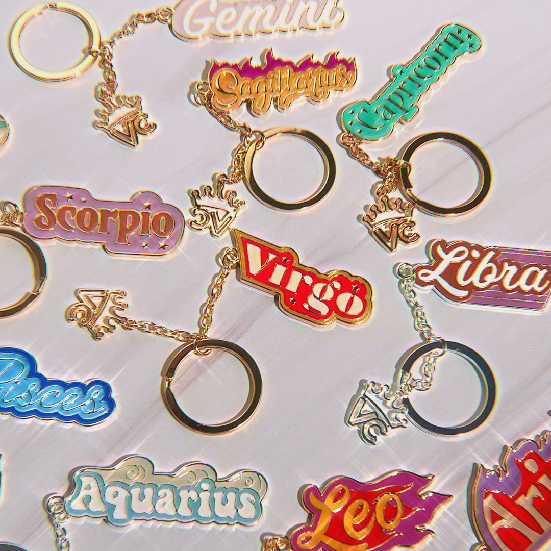 Zodiac Keychains