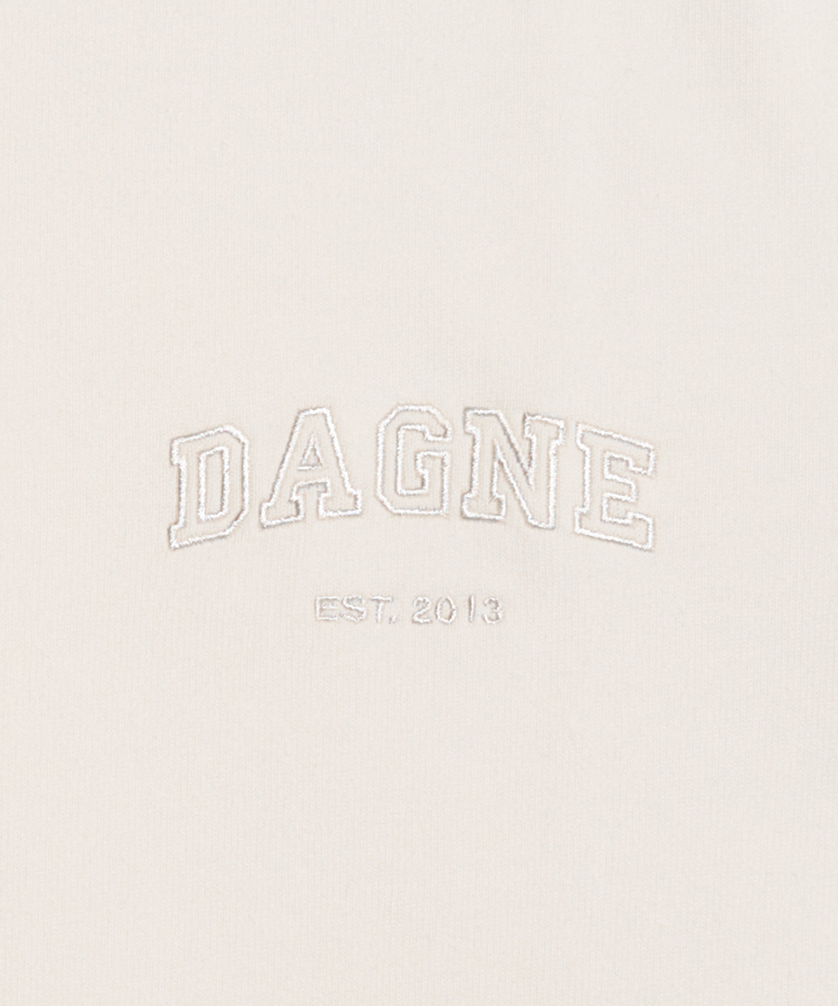 Varsity Logo T-shirt in Moonbeam, Small