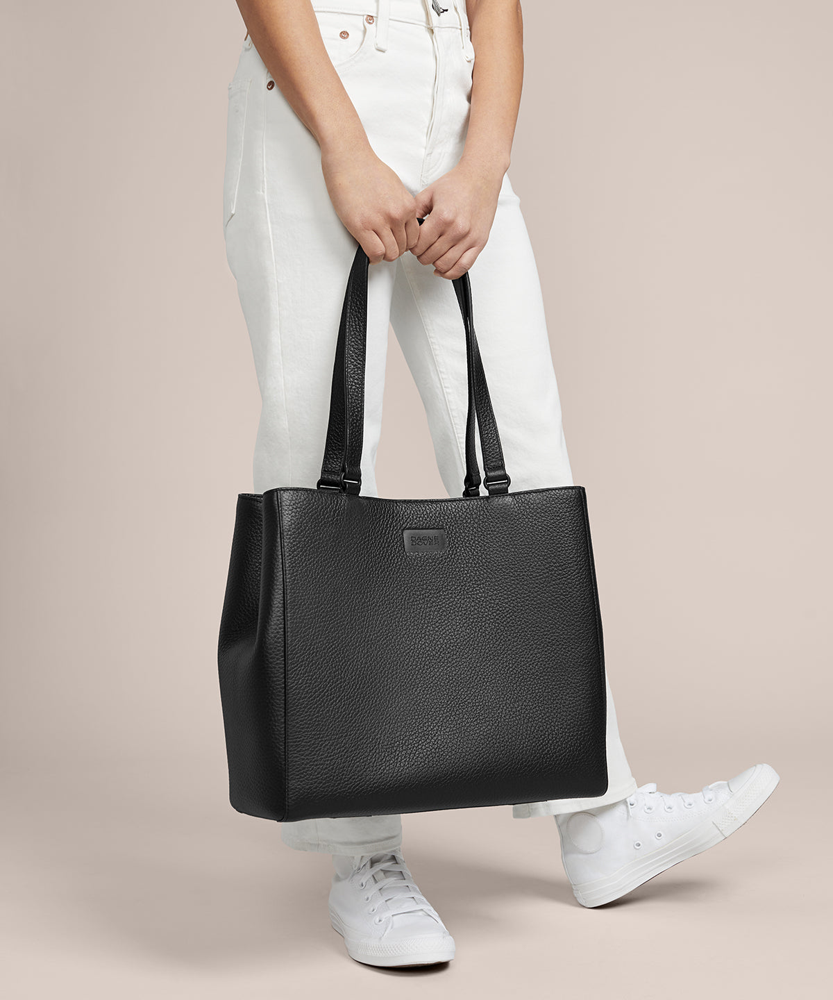 Allyn Tote in Graphite, Medium
