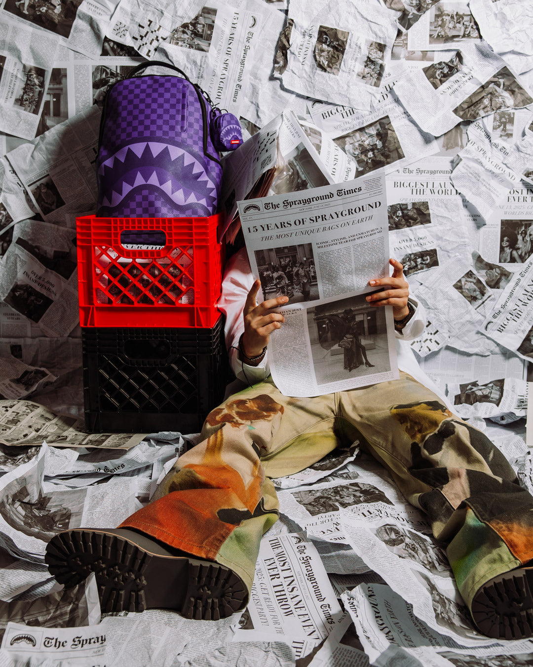 ALL SYSTEMS GO BACKPACK KEYCHAIN