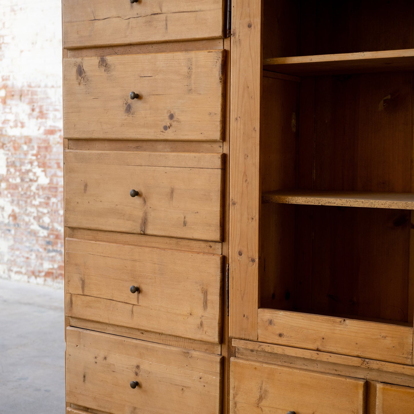 Vintage Danish Pine Cabinet