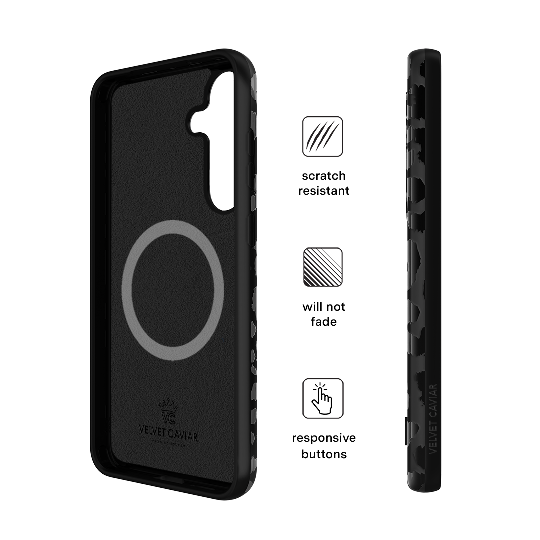 Black Leopard Samsung Case