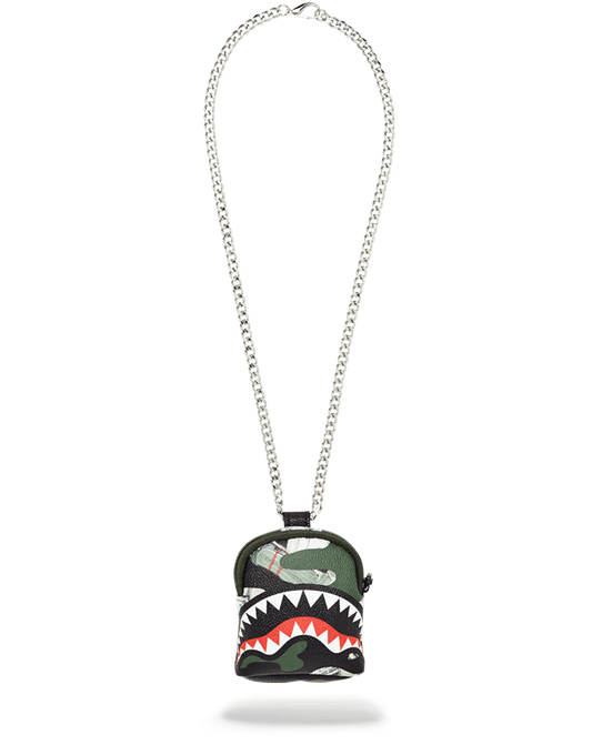 CAMO MONEY SHARK BACKPACK CHAIN