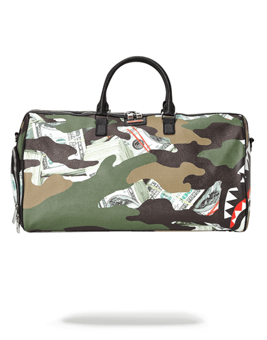 CAMO MONEY SHARK DUFFLE
