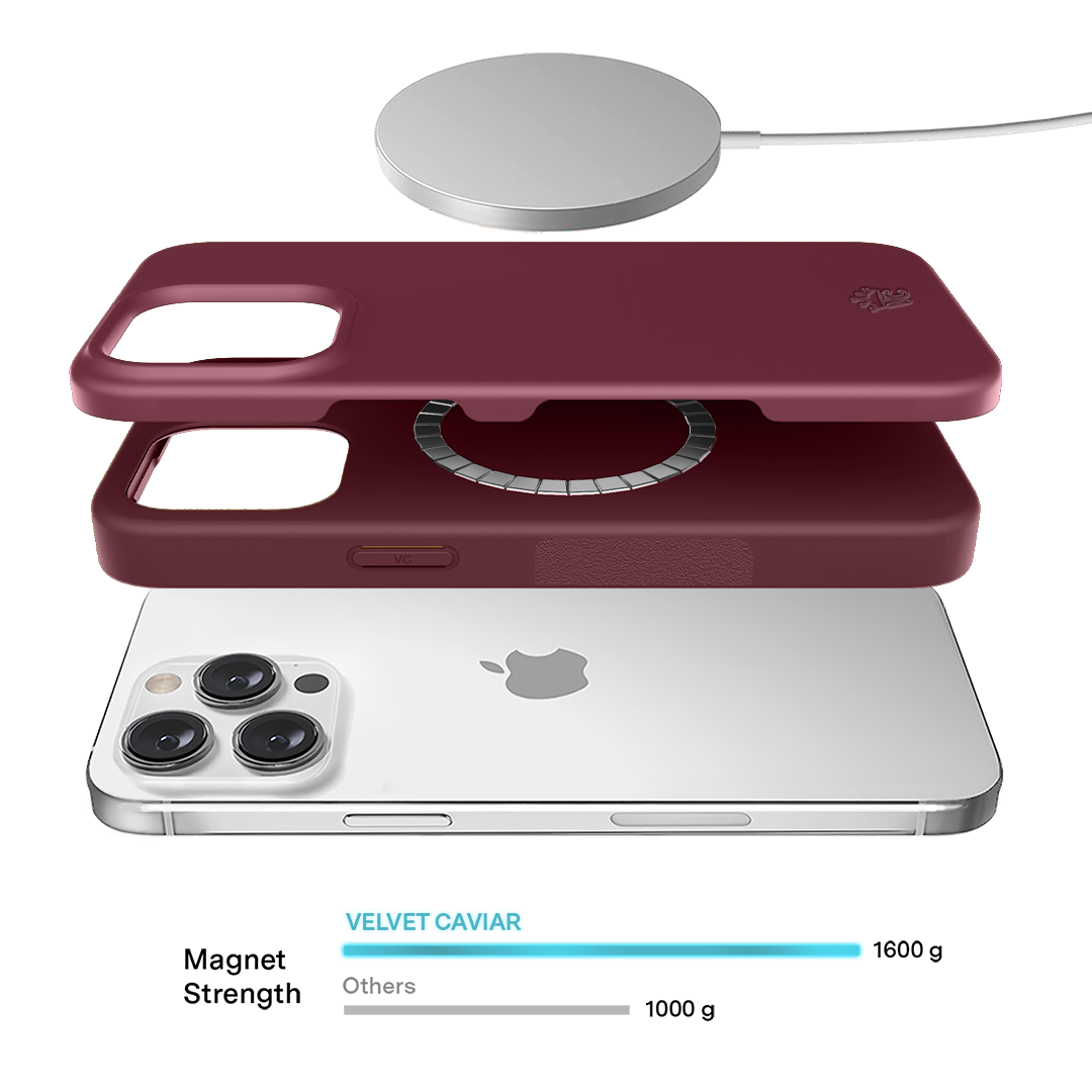 Burgundy 1990 iPhone Case