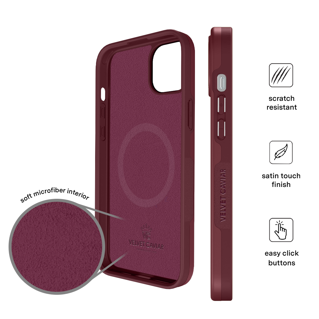 Burgundy 1990 iPhone Case
