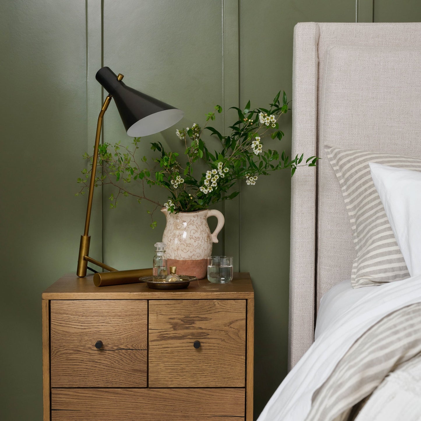 Wells Brass Task Lamp
