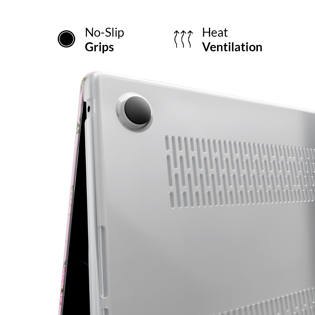 Baby Pink Roses MacBook Case