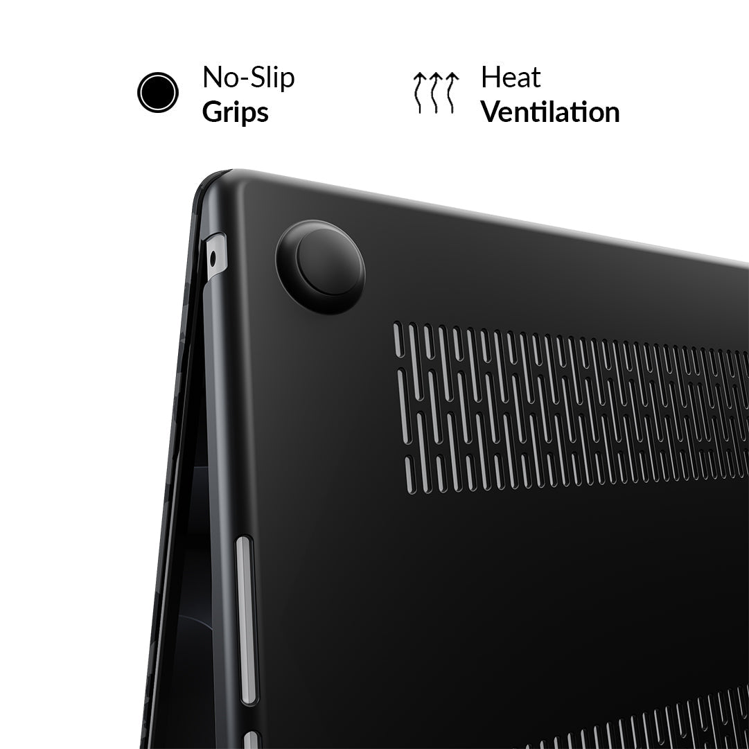 Black Leopard MacBook Case