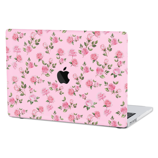 Baby Pink Roses MacBook Case