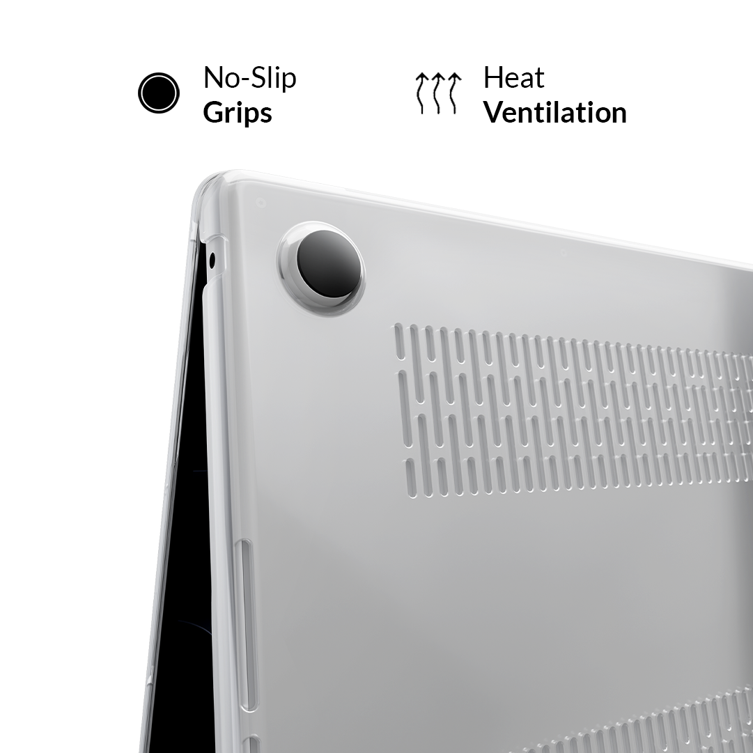 White Stars MacBook Case