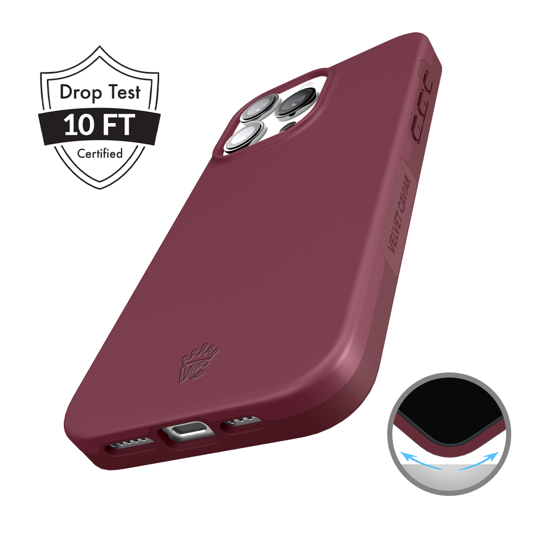 Burgundy 1990 iPhone Case